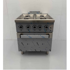 Gas stove with 4 burners, 70 cm, Natural gas Stainless steel MBM Dexion