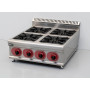 4-burner kitchen stove, propane gas, 29.2 kW, 70 cm HCB
