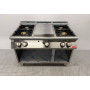 4-burner natural gas stove 120 cm Stainless steel Gastro-M