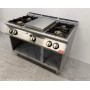 4-burner natural gas stove 120 cm Stainless steel Gastro-M