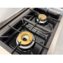 4-burner natural gas stove 120 cm Stainless steel Gastro-M