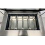 87 cm Ice Cream Display Case with Scoop, Top Freezer, 4 x 5 Litres (1/3 GN), 230V Stainless Steel HCB
