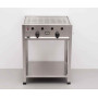 Professional bbq grill Propane gas 65 cm HCB Stainless steel
