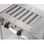 Professional bbq grill Propane gas 65 cm HCB Stainless steel