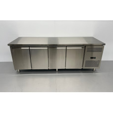 Refrigerator worktop, 4 doors, 223 cm, 230 V HCB stainless steel