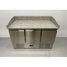 Pizza workbench 140 cm 230V Stainless steel HCB