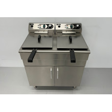 Double fryer, 2 x 14 liters 400 V HCB stainless steel