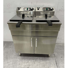 Double fryer 2 x 16 liters 230 V, HCB stainless steel