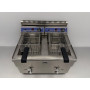 2 x 14 liter double fryer, propane gas HCB stainless steel