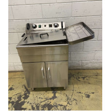 23 liters fish fryer, donut fryer, deep fryer, 400 V HCB stainless steel