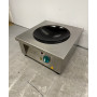Induction wok pan, 5 kW, 400 V Stainless steel Bohner