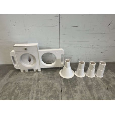 HCB plastic hamburger press attachment 100 mm sausage filling