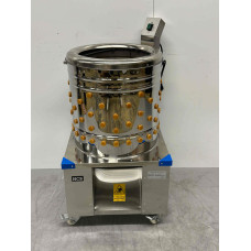 Mobile poultry feather removal machine Capacity 180 pieces/hour 230V HCB Stainless steel
