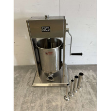 Vertical sausage filler 10 liters HCB Stainless steel