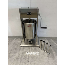 Vertical churros making machine Sausage filler 12 liters HCB Stainless steel