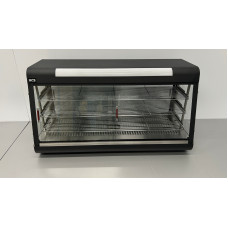 Warming cabinet, display case 120 cm, 230 V HCB stainless steel
