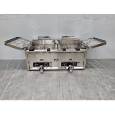 Double fryer 2 x 30 liters Natural gas HCB Stainless steel