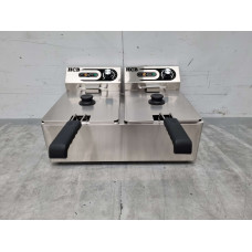 Double fryer 2 x 5.5 liters 230V HCB Stainless steel