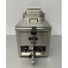 Deep fryer 21 liter, propane gas HCB stainless steel