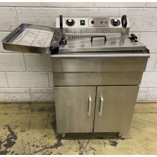 30 liters fish fryer Oil ball fryer Deep fryer 400V HCB Stainless steel