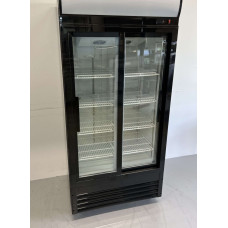 630 litre double door glass fridge  230V HCB