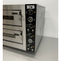 HCB pizza oven 2 x 6 pizzas 400V stainless steel