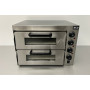 HCB double pizza oven 2 x 40 cm  230V Stainless steel