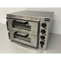 HCB double pizza oven 2 x 40 cm  230V Stainless steel