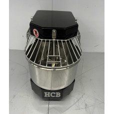 Spiral dough mixer 8 liters black 230V Stainless steel HCB