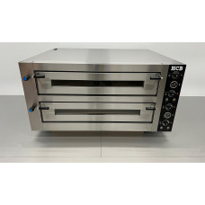 HCB pizza oven 2 x 9 pizzas 34 cm diameter 400V stainless steel