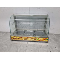 HCB hot display cabinet 95 cm 230V Stainless steel