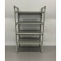 HCB storage shelves, refrigeration shelves, freezer shelves, 106 x 53 x 180 cm