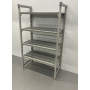 HCB storage shelves, refrigeration shelves, freezer shelves, 106 x 53 x 180 cm
