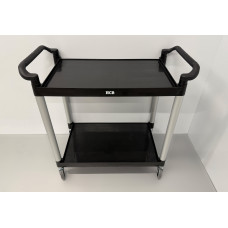 HCB plastic serving trolley, 2 levels, 102 cm