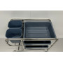 HCB take-out trolley 96 cm Stainless steel