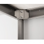 HCB mobile workbench on wheels, 180 x 70 x 85 cm Stainless steel
