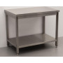 HCB 100 x 60 x 85 cm work table Basic-line Stainless steel