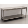 HCB 180cm work table Basic-line Stainless steel