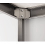 HCB 180cm work table Basic-line Stainless steel