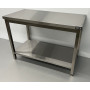 HCB 120cm workbench Premium-line Stainless steel