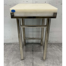 GGG polyethylene PE shredding block 50 x 50 cm Stainless steel