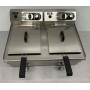 HCB double fryer 2 x 14 liters 2 x 230 V Stainless steel