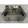 HCB double fryer 2 x 14 liters 2 x 230 V Stainless steel