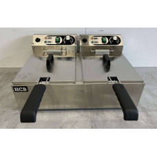 HCB double fryer 2 x 6 liters 2 x 230 V Stainless steel