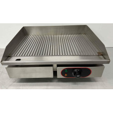 HCB grill plate ribbed, 55 cm, 230V Stainless steel