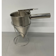 HCB dosing funnel 1 liter Stainless steel