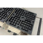 HCB waffle iron with timer, 230 V Stainless steel