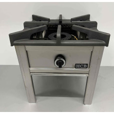 HCB Hokker Wok burner Premium-line 10 kW Stainless steel