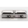 HCB double contact grill Panini grill XXL ribbed 230V Stainless steel