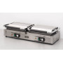 HCB double contact grill Panini grill XXL ribbed 230V Stainless steel
